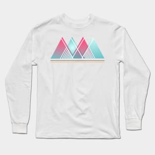 Abstract geometric indigenous symbol Long Sleeve T-Shirt